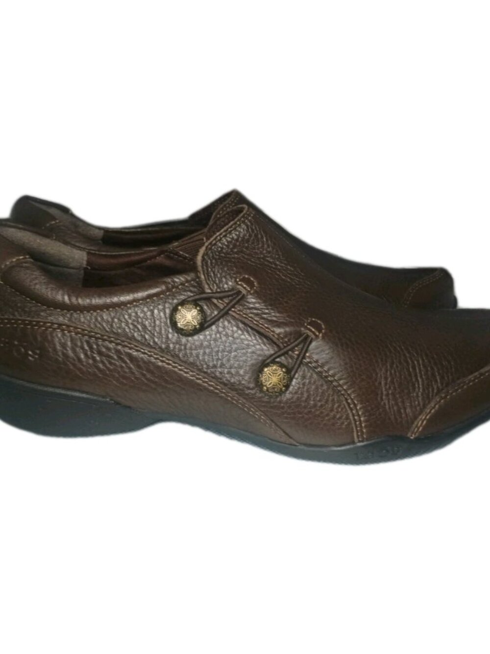 TAOS Encore Women's Whiskey Brown Leather Slip On Comfort Shoes Size 10